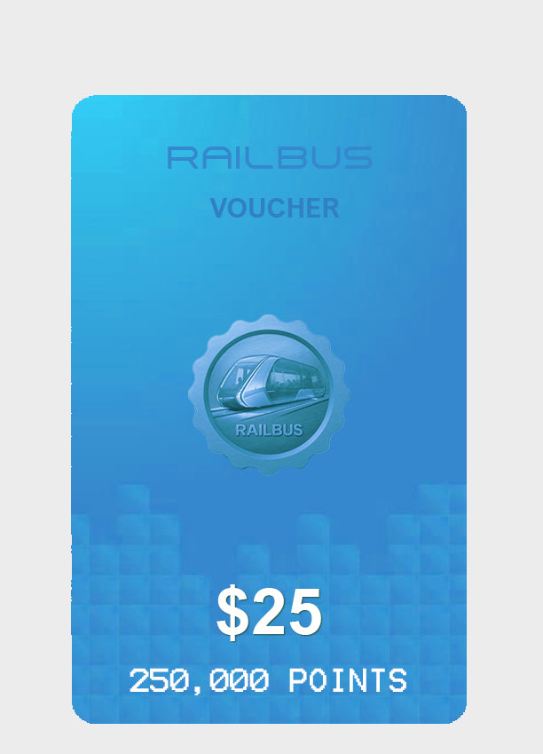 RAILBUS $25 Voucher