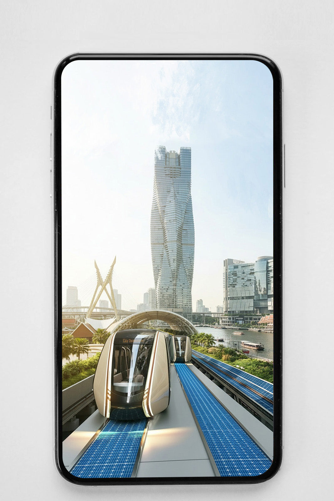 RAILBUS – Bangkok – Modern Daylight Phone Wallpaper