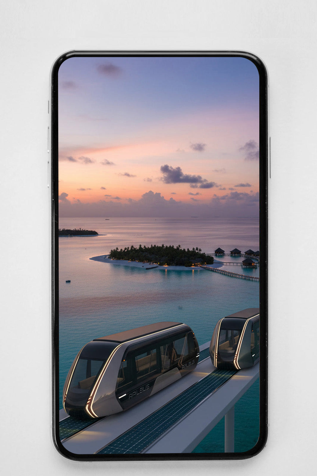 RAILBUS – Ocean Sunset – Phone Wallpaper