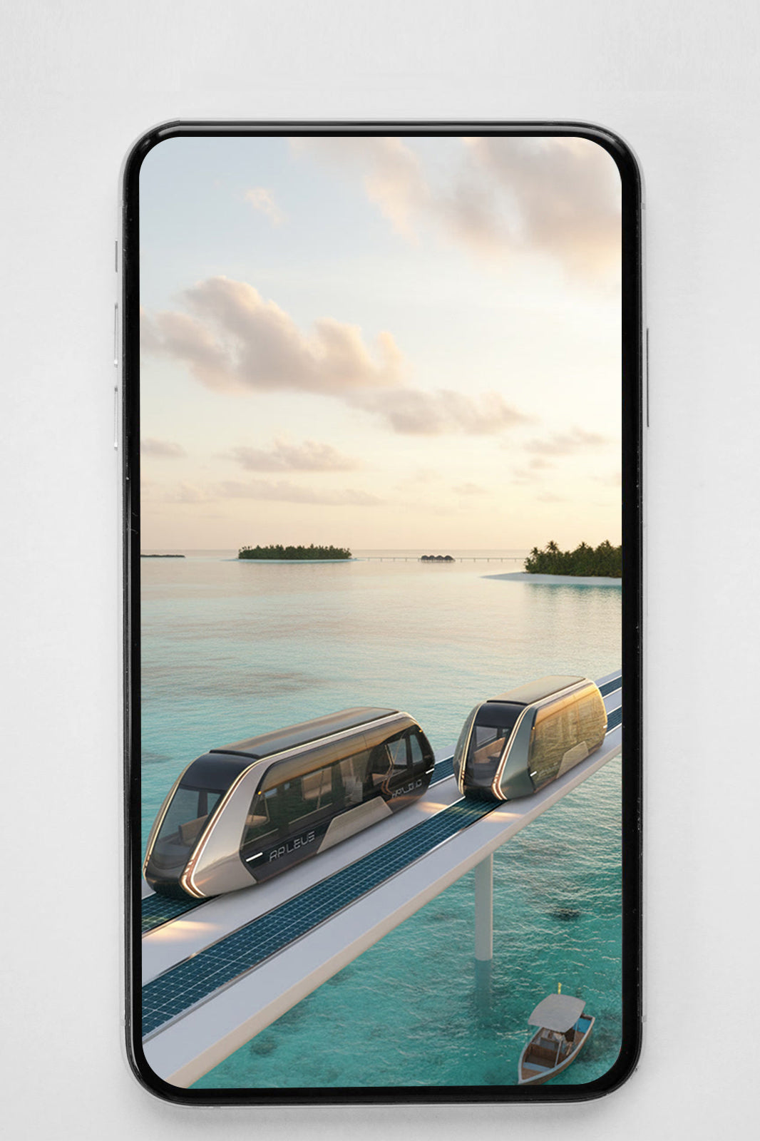 RAILBUS – Ocean Sunrise – Phone Wallpaper