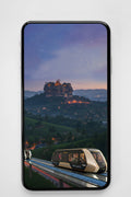 RAILBUS – Mountain Night – Phone Wallpaper