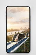 RAILBUS – Cairo – Golden Hour Phone Wallpaper