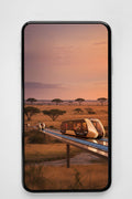 RAILBUS – Safari Sunset – Phone Wallpaper