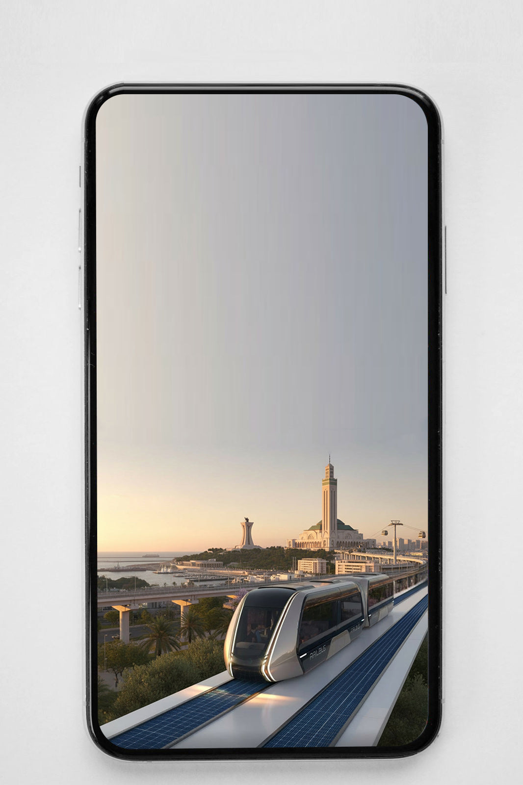 RAILBUS – Casablanca – Modern City Phone Wallpaper
