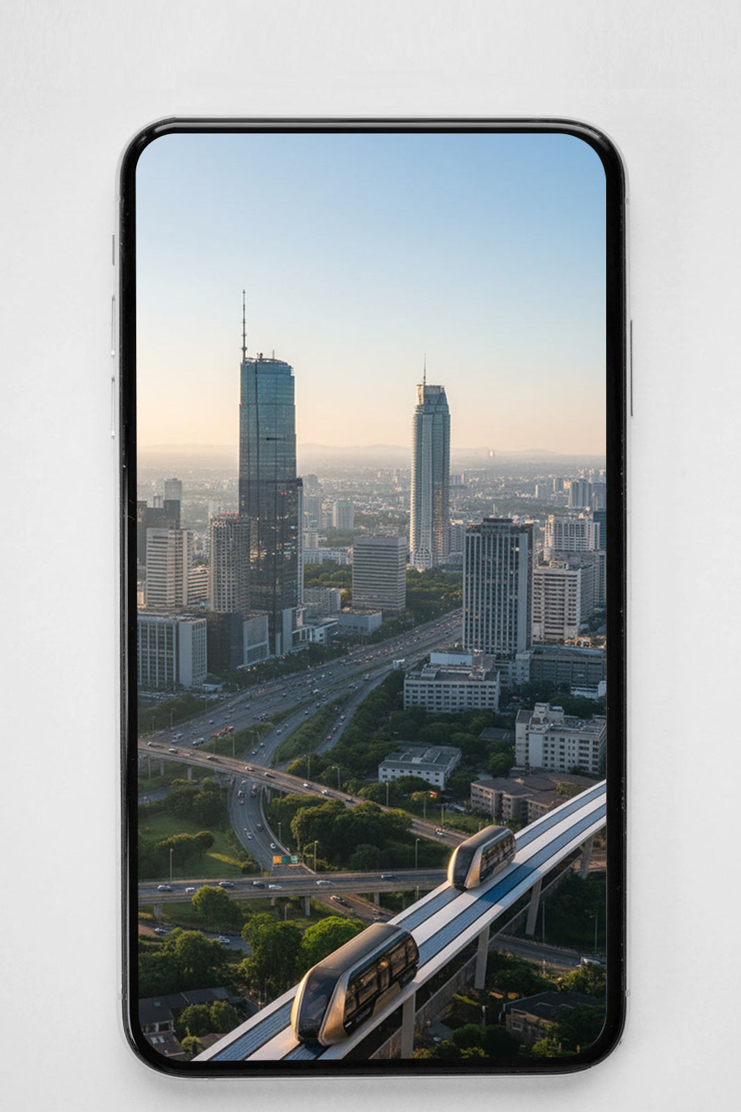 RAILBUS – Thailand – Urban Flow Phone Wallpaper