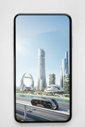 RAILBUS – Future City – Phone Wallpaper