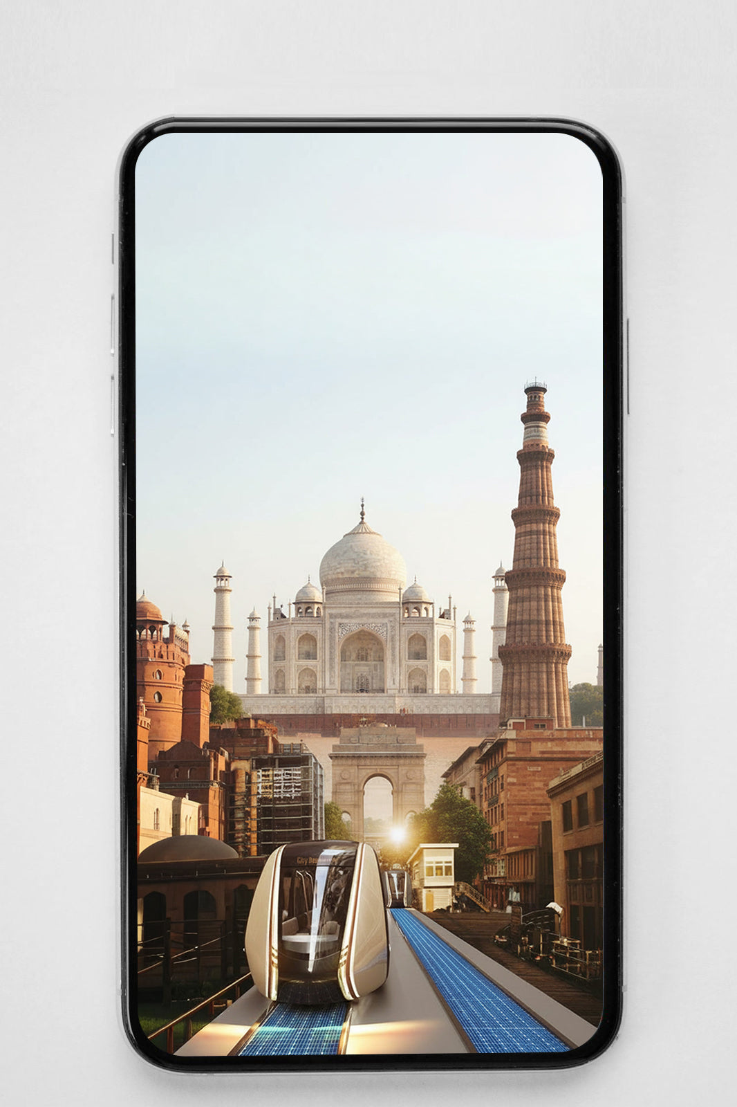 RAILBUS – Delhi – Heritage City Phone Wallpaper