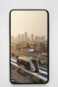 RAILBUS – Golden Hour – Phone Wallpaper