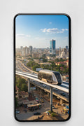 RAILBUS – Urban Flow – Phone Wallpaper