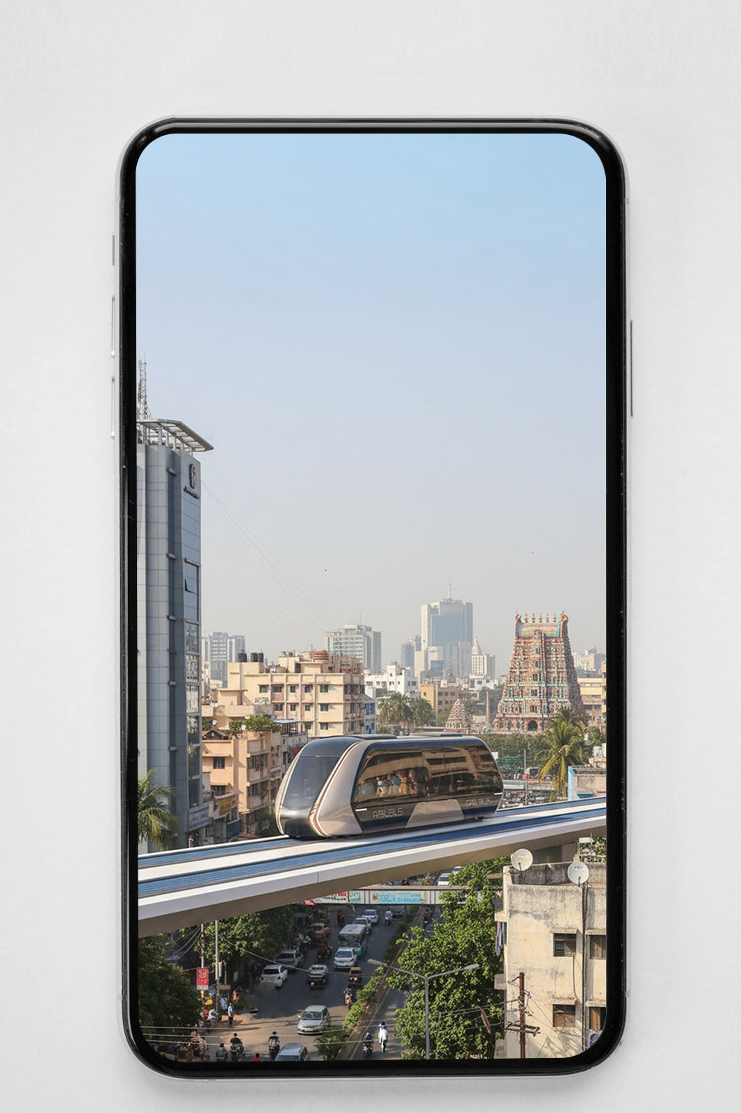 RAILBUS – Chennai – Urban Flow Phone Wallpaper