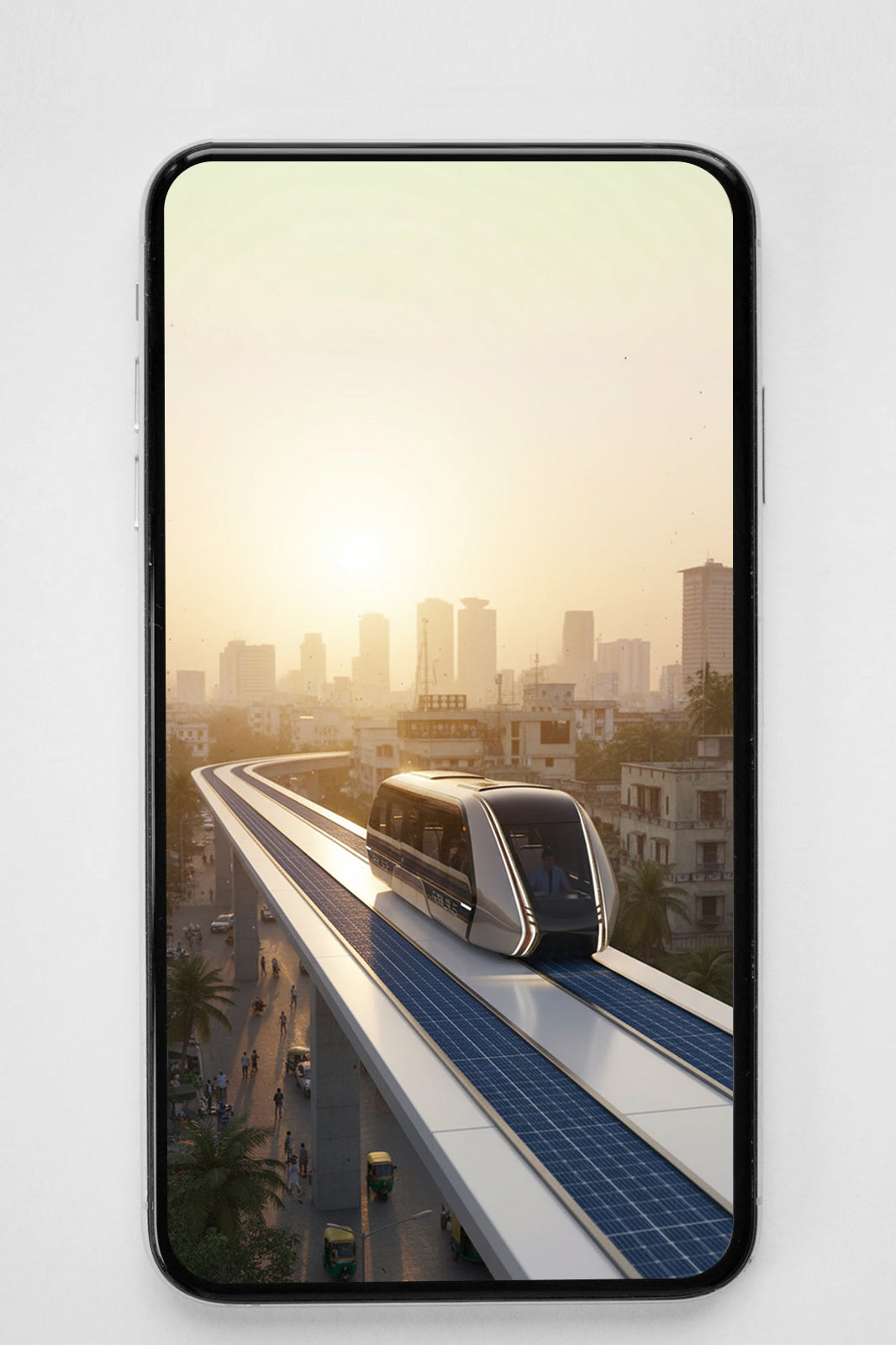 RAILBUS – Sunrise – Phone Wallpaper